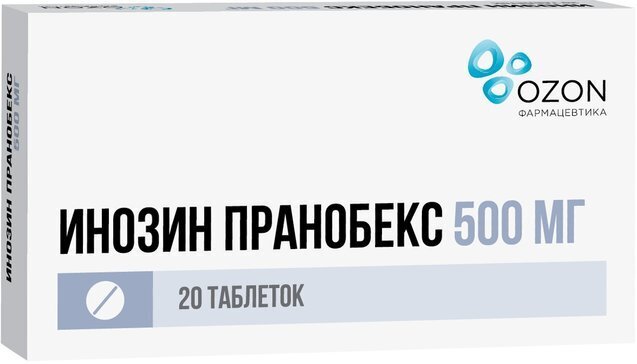 Инозин Пранобекс таб. 500мг №20 в Медведово