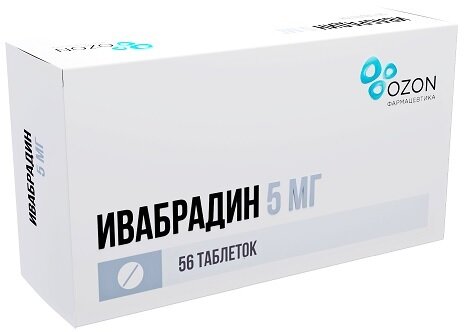 Ивабрадин таб. п/п/о 5мг №56 в Медведово