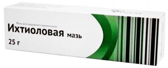 

Ихтиол мазь 10% 25г