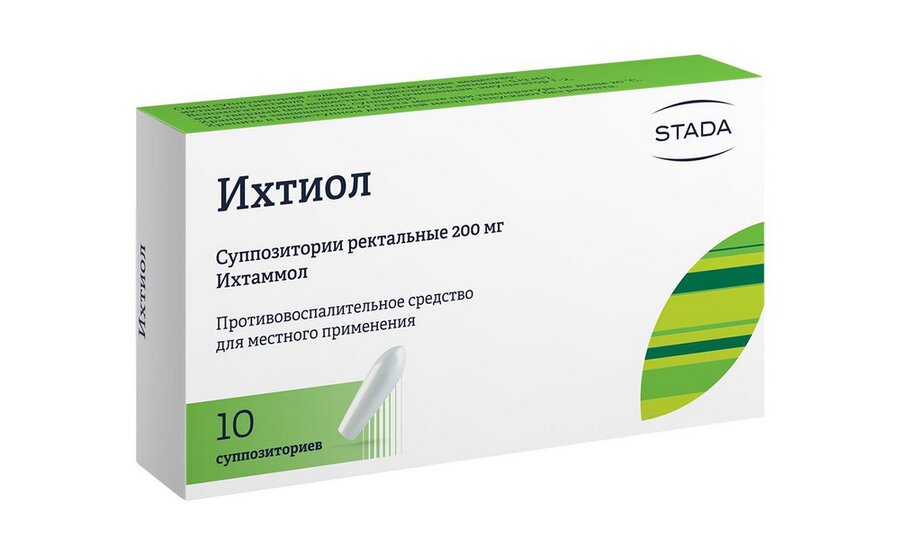 Ихтиол супп. рект. 200мг №10 в Туле