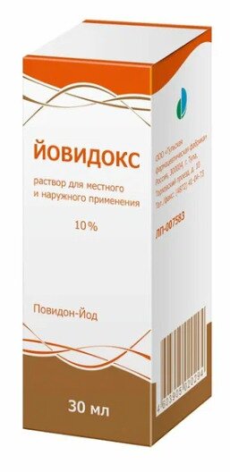 Йовидокс р-р д/местн. и наруж. прим. 10% 30мл