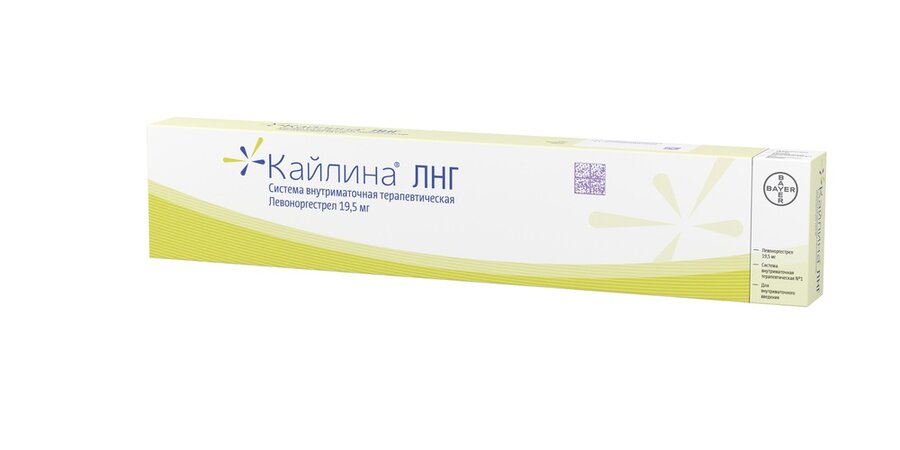 Кайлина ЛНГ система внутримат. терапевтич. 19.5мг №1