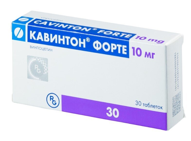 Кавинтон форте таб. 10мг №30