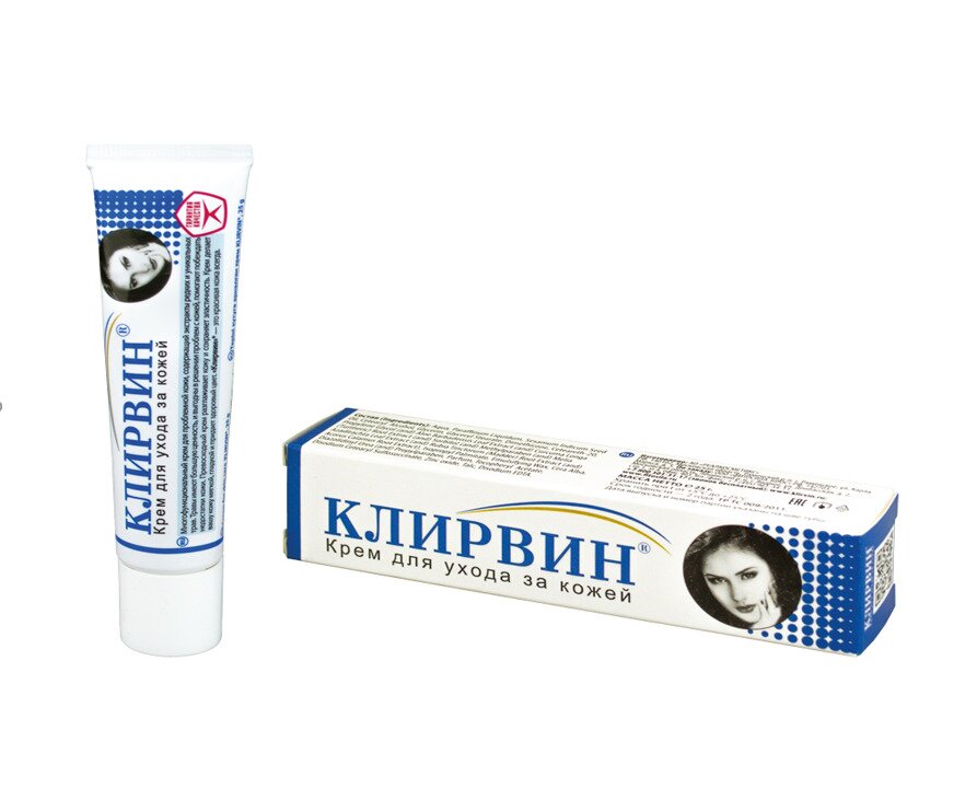 Клирвин крем п/пятен/шрамов на коже 25г