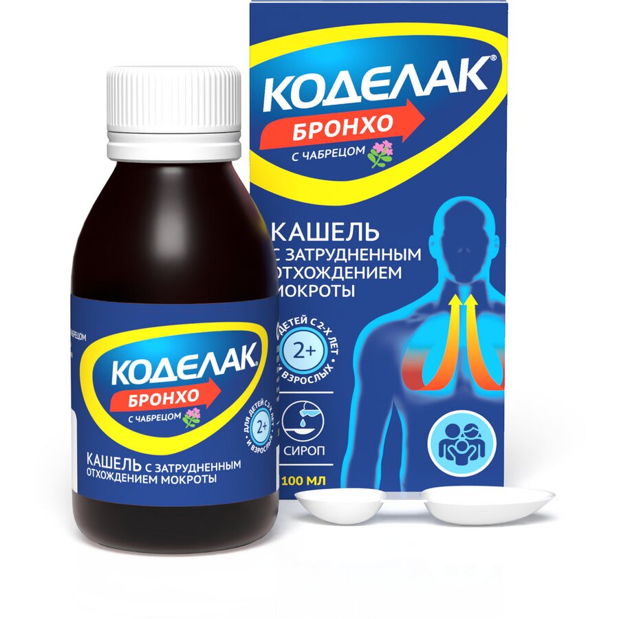 Коделак Бронхо с чабрецом сироп 100мл в Кудрово