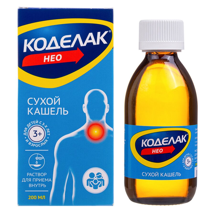 Коделак Нео р-р д/приема внутрь 200мл в Медведово