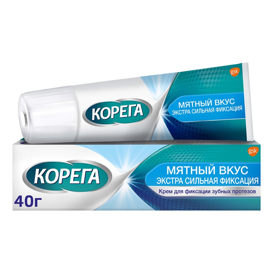 Корега крем д/фикс. зуб. протезов 40г Экстра сильный Мятный в Нововоронеже