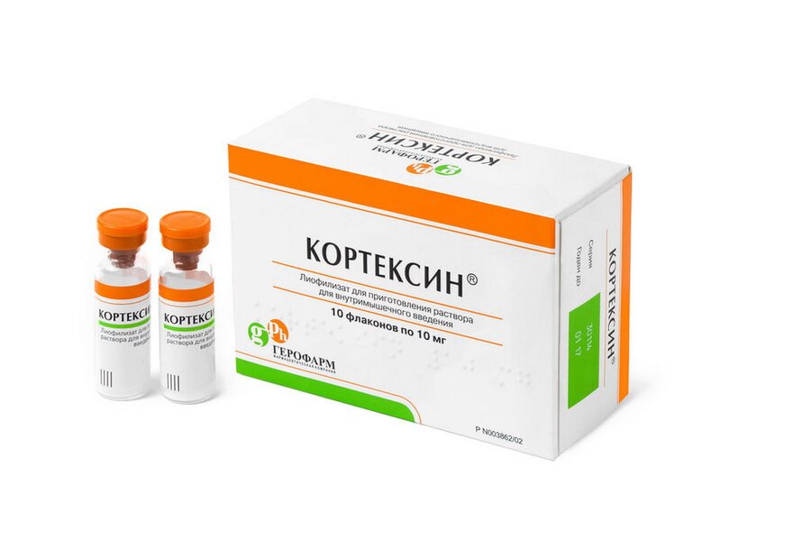 Кортексин лиоф в/м фл. 10мг №10