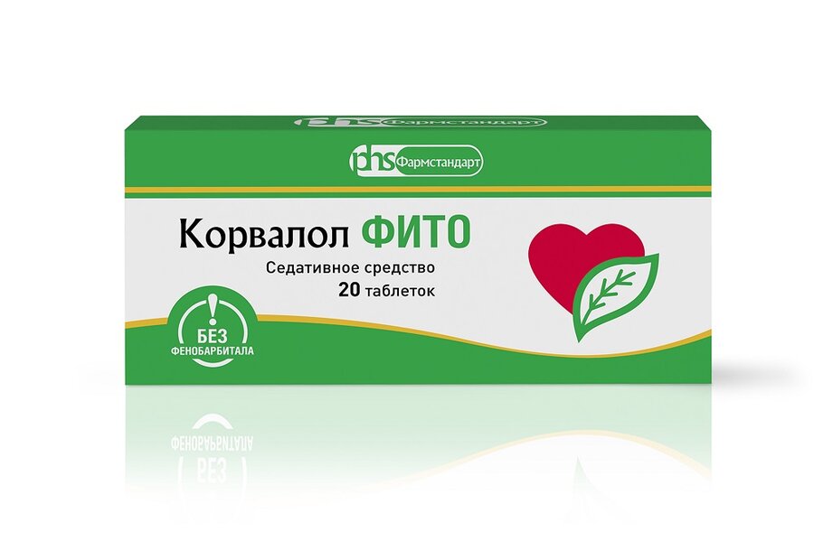 Корвалол Фито Таб. №20 По Цене 195 Рублей Купить В Интернет-Аптеке.