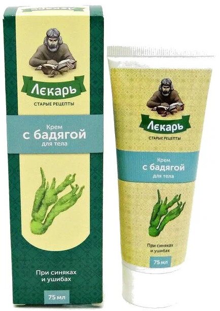 Крем Лекарь д/тела с бадягой пр/синяк/ушиб 75мл в Медведово