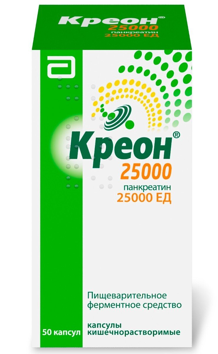 Креон 25000 капс. №50