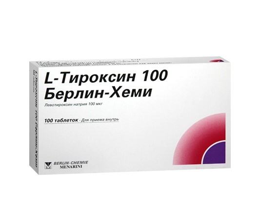 L-Тироксин 100мкг Берлин-Хеми таб. №100
