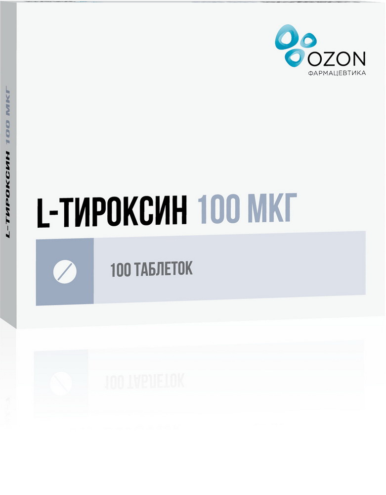 L-Тироксин таб. 100мкг №100
