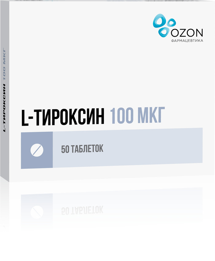 L-Тироксин таб. 100мкг №50