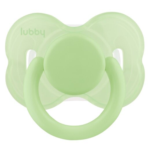 Лабби соска-пустышка силикон. классич. сосок с кольцом и колпачком 6мес.+ (арт.15924/12)