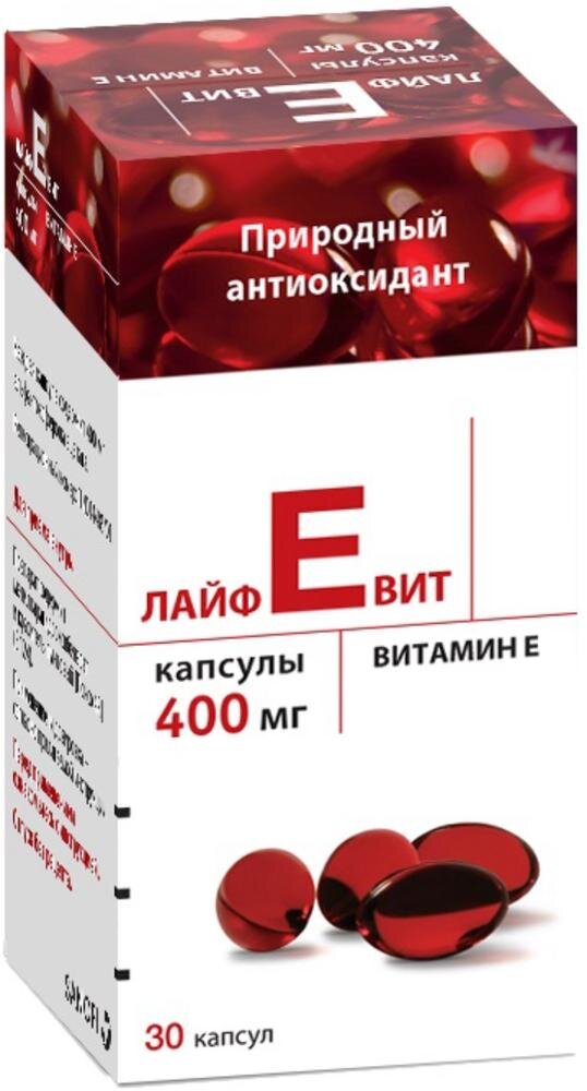 Лайфевит (витамин Е) капс. 400мг №30 в Медведово