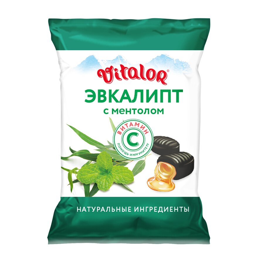 Виталор карамель леденцовая эвкалипт/ментол+вит.С 60г в Пробуждение