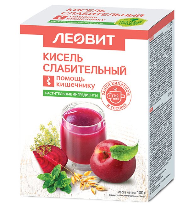 Леовит кисель слабительный диетич. пак 20г №5 в Медведово