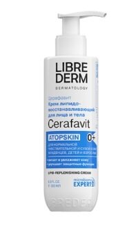 Либридерм Церафавит крем липидовосполняющий д/лица и тела 0+ 200мл