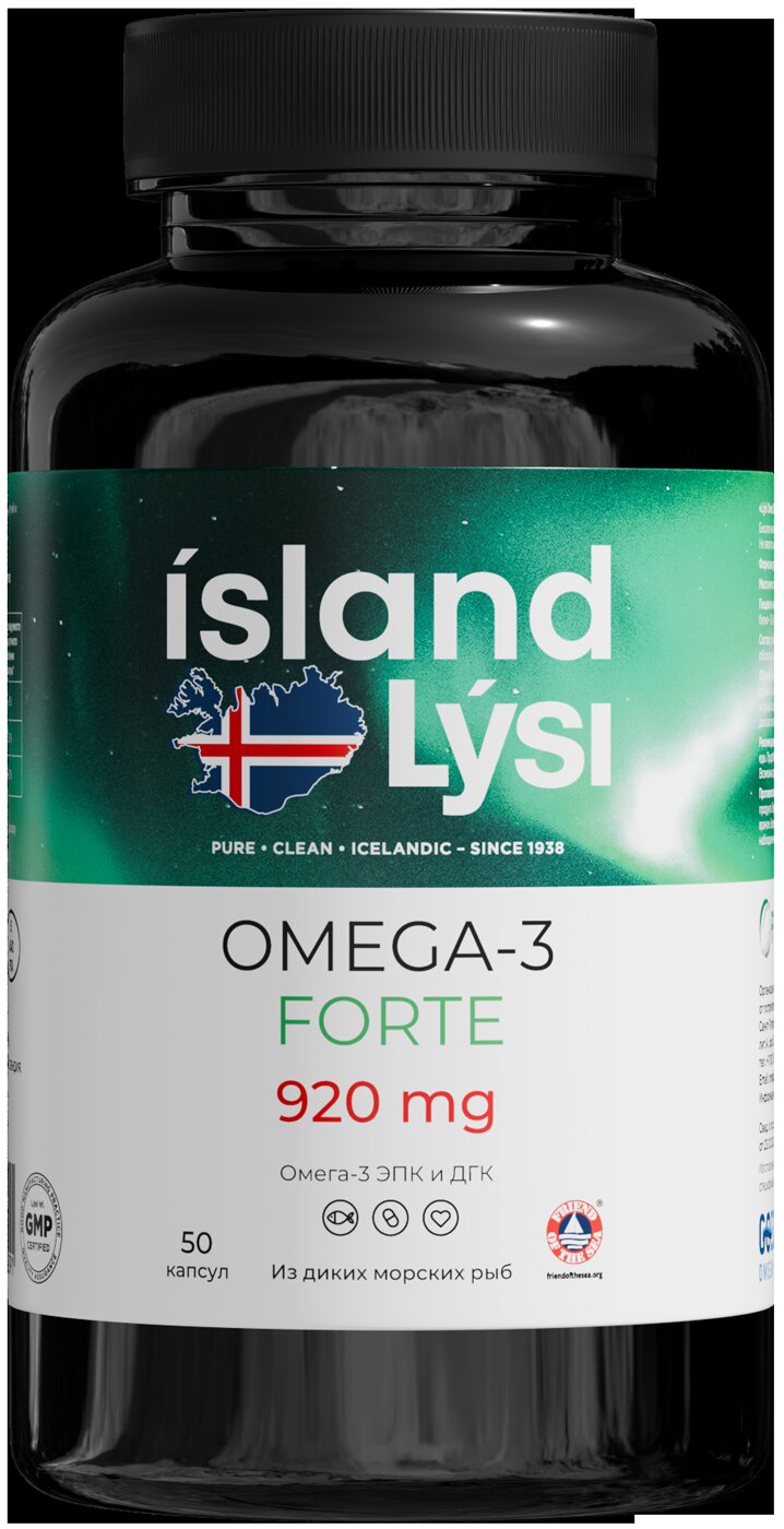 Лиси Омега-3 Форте+вит. Д 1000 МЕ капс. №32