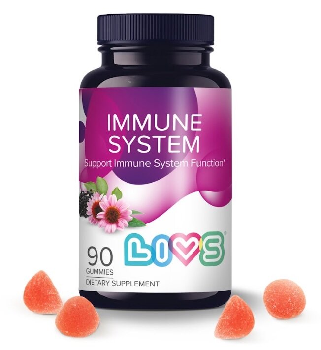 Ливс Имунн комплекс бузина/прополис/эхинацея паст. мармелад. со вкусом фруктов и ягод №90