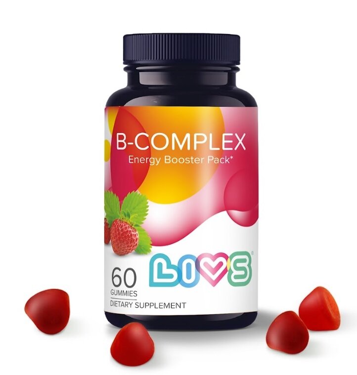 Ливс комплекс вит. группы В + вит. С паст. мармелад. со вкусом фруктов и ягод №60 в Санкт-Петербурге и области