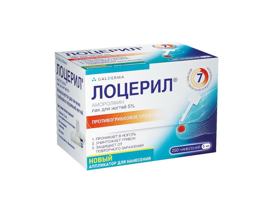 Лоцерил р-р наруж. 5% 5мл (лак)