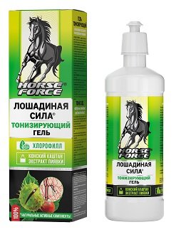 Лошадиная сила гель тонизирующий с каштаном и пиявкой д/вен 500мл
