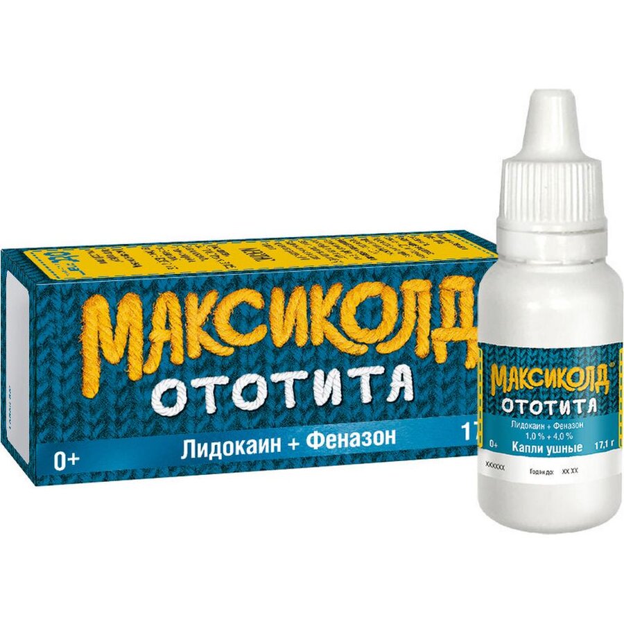 Максиколд Ототита капли ушн.15мл