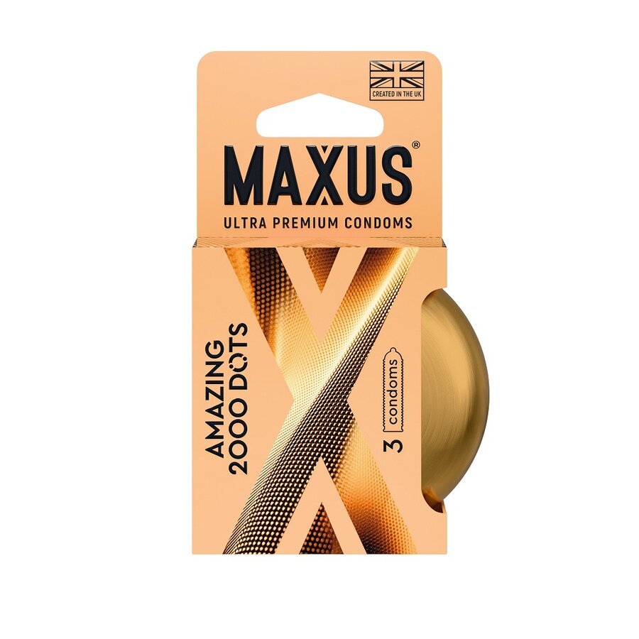 Максус Эмейзинг презервативы точечн. №3
