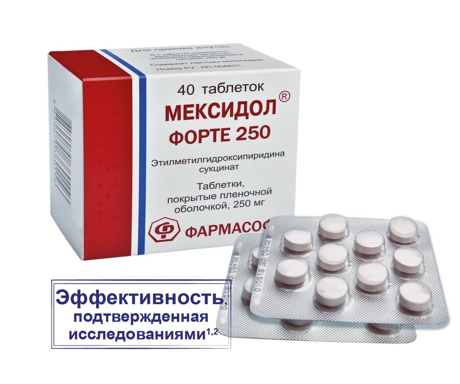 Мексидол Форте таб. п.о 250мг №40 в Медведово