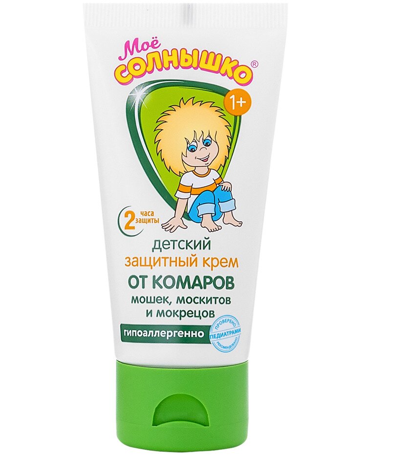 Мое солнышко Крем детский от комаров защитный 50мл