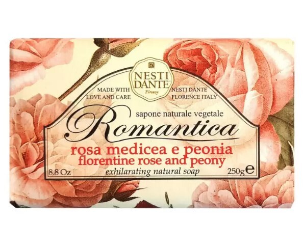 Мыло Нести Данте Романтика роза/пион 250г мыло нести данте роза шампань 150г