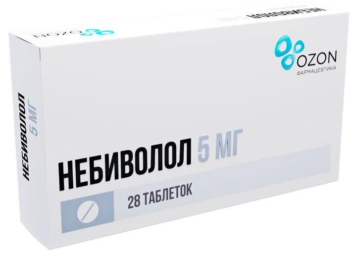 Небиволол таб. 5мг №28