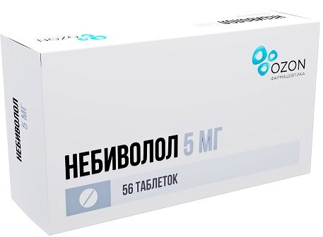 Небиволол таб. 5мг №56 в Мшинском с.п.