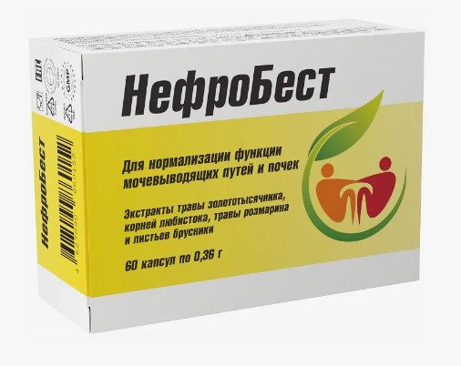 Нефробест капс. №60 в Санкт-Петербурге и области