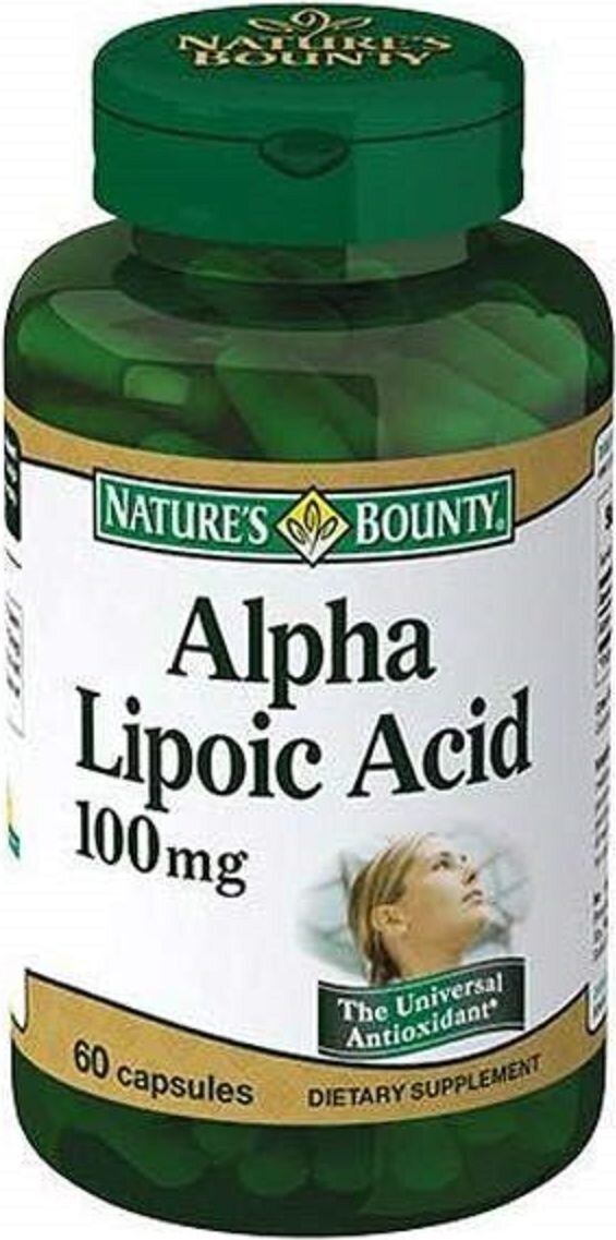 Нэйчес Баунти Альфа-липоевая кислота 100мг капс. №60 в Санкт-Петербурге и области