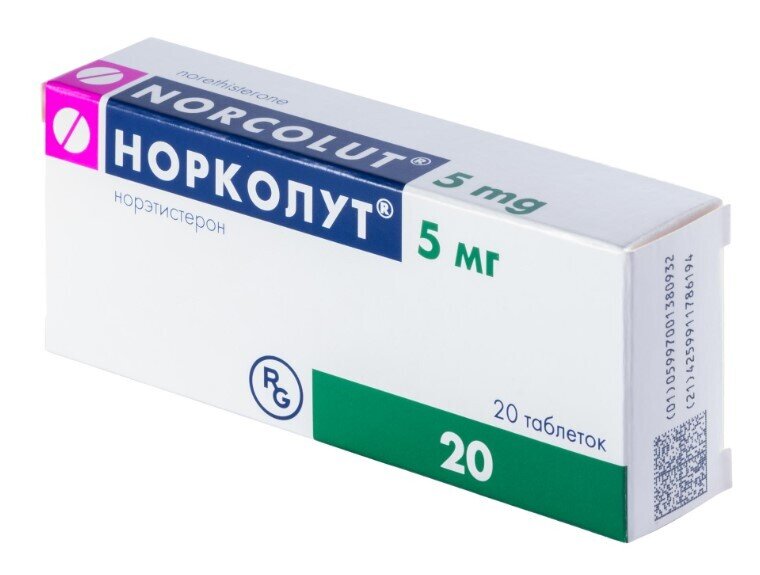 Норколут таб. 5мг №20