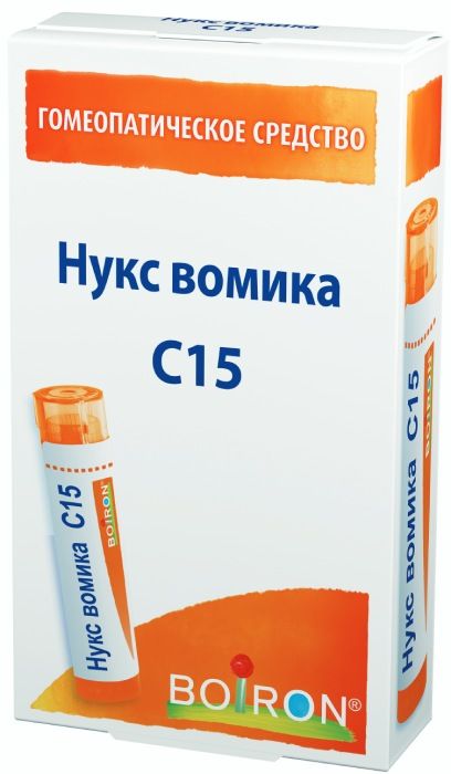Нукс Вомика С15 гранулы гомеопатич. 4г