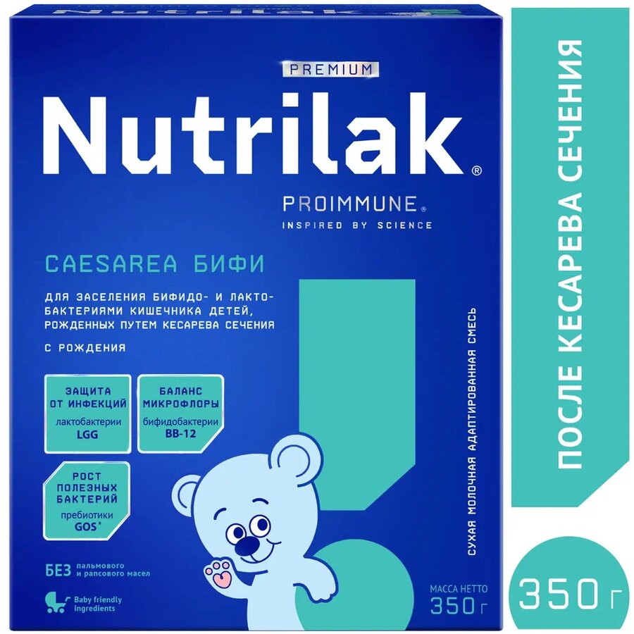 Нутрилак Премиум Бифи Смесь мол. сухая адаптир. 350г