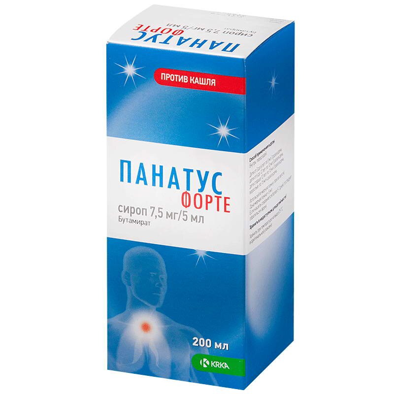 Панатус Форте сироп 7,5мг/5мл 200мл в Медведово