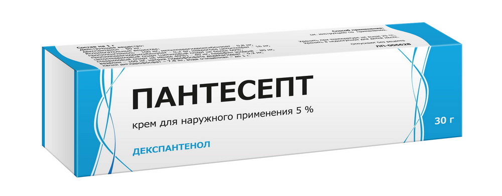 Пантесепт крем д/наруж. прим. 5% 30г