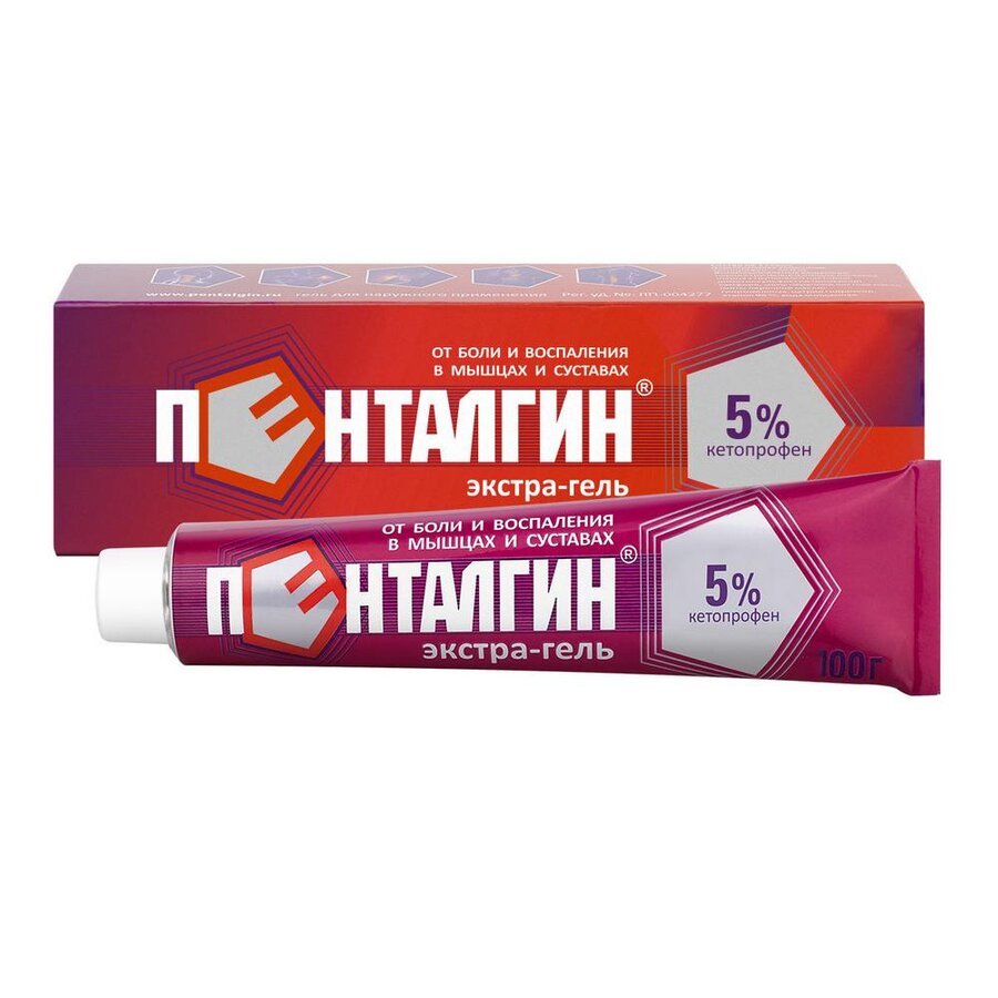 Пенталгин Экстра-гель 5% 100г д/наруж. прим. в Барнауле