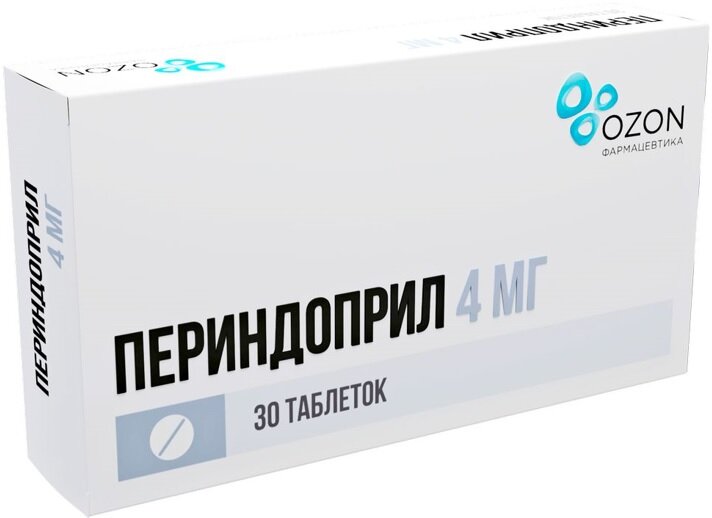 Периндоприл таб. 4мг №30 Озон