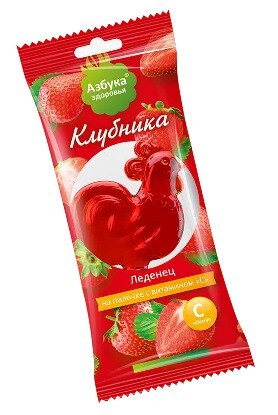 Петушок леденцовая карамель с вит. С Клубника 17г в Песочном