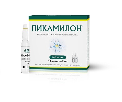 Пикамилон р-р в/в и в/м 100мг/мл 2мл №10