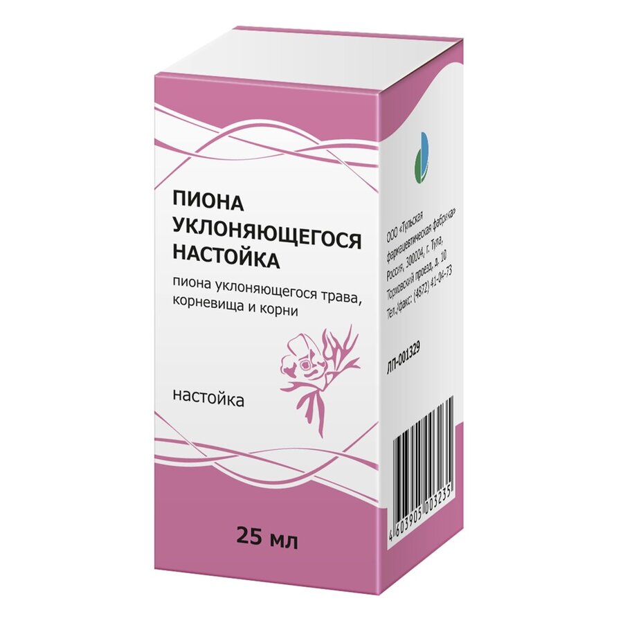 Пиона уклоняющегося настойка 25мл