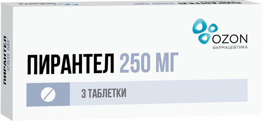 Пирантел таб. 250мг №3 в Медведово