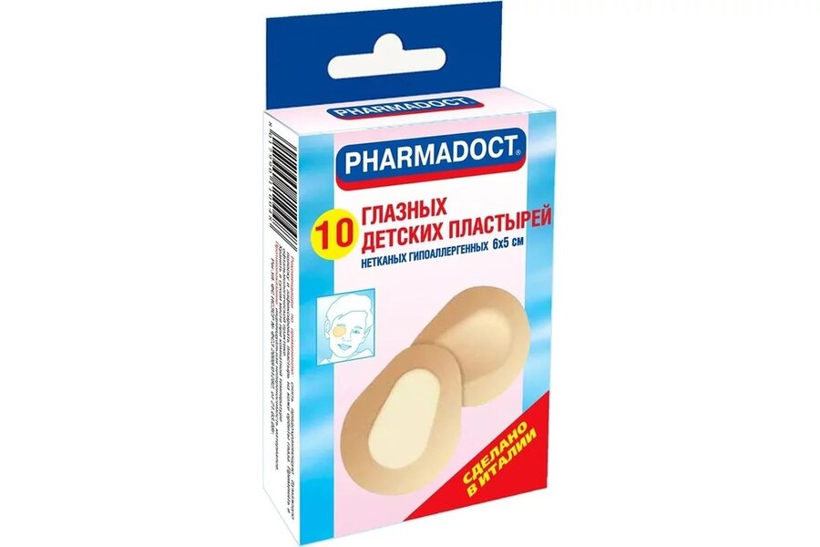 Пластырь Фармадокт глазной детский №10