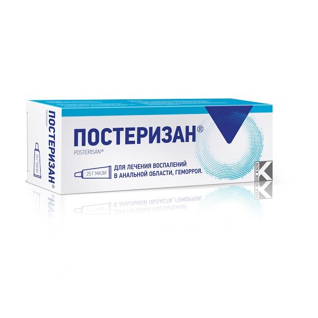 Постеризан мазь д/рект. и наружн. прим. 25г